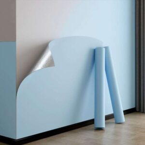 Blue edge trim roll