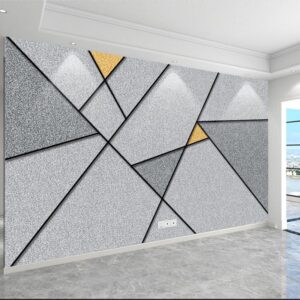 Modern geometric wallpaper