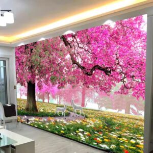 herry blossom mural
